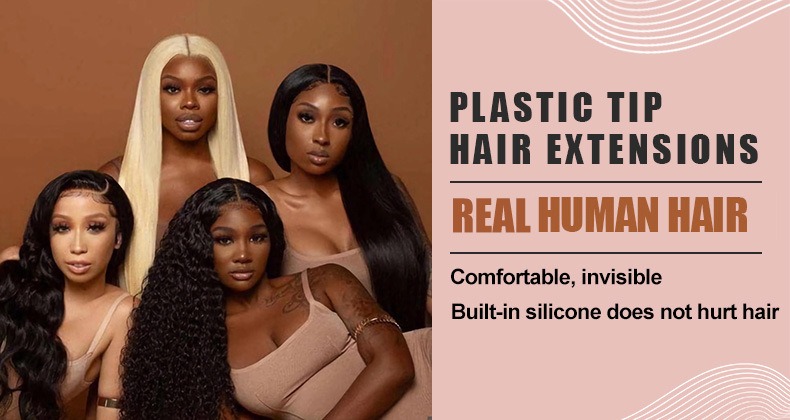 Enhance your hairstyle with these real hair wig elastic stick extensions for a natural look